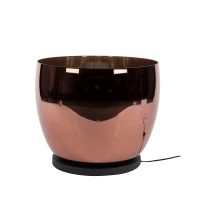 Afbeelding van Fraaai Todd vloerlamp XXL koper Glas