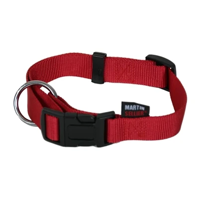 Afbeelding van Martin Sellier Halsband Basic Nylon Rood 10 MMX20 30 CM (366310)