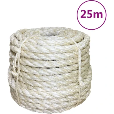 Afbeelding van vidaXL Touw 14 mm 25 m 100% sisal