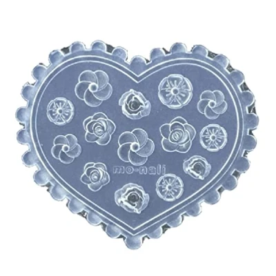 Afbeelding van FackLOxc Nagels Art Carving Mold Nail Sieraden Siliconen Mal Bloemen 3D Mallen Voor DIY Decor Template