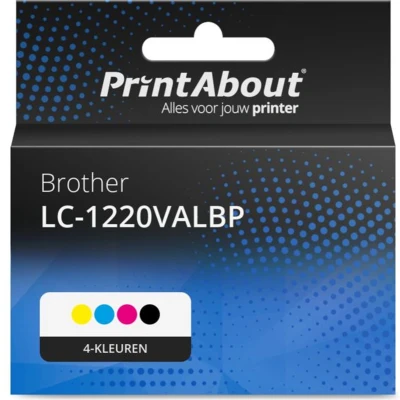 Afbeelding van Huismerk Brother LC 1220VALBP Inktcartridge 4 kleuren Voordeelbundel
