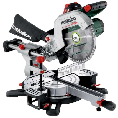 Afbeelding van Metabo KGS 18 LTX BL 254 Accu Afkortzaag V 8Ah Met Trekfunctie Inclusief accu&quot;;s en lader In doos 614254810