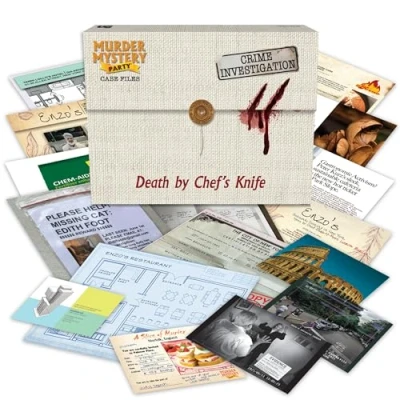 Afbeelding van University Games Murder Mystery Case Bestand Een Chef&#039;s Mes, 33283