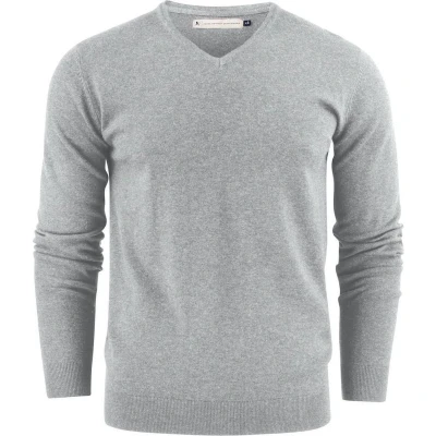 Afbeelding van James Harvest SWEATER ASHLAND V NECK 2112507 Grijs Mêlee XL