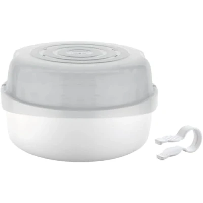 Afbeelding van MAM Magnetron Stoomsterilisator (Grijs), Natuurlijke Reinigingssterilisator, Stoomfles Sterilisator om Babyflessen te desinfecteren, Babyfles
