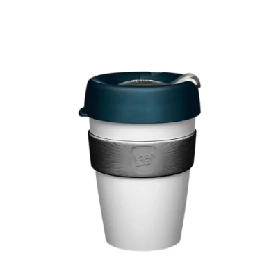 Afbeelding van KeepCup Originele, herbruikbare plastic koffiekop spatwaterdicht deksel, BPA vrij, Barista Grade Medium 12oz 340Ml Spar