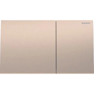Afbeelding van Geberit sigma 70 bedieningsplaat df frontbediend 25x14 6cm roodgoud 115 622 qb 1