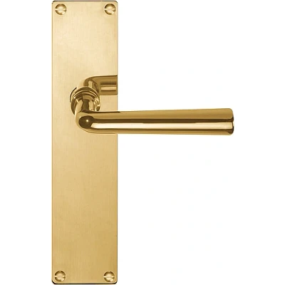 Afbeelding van Formani Deurkruk TIMELESS 1925MPSFC op schild blind messing ongelakt