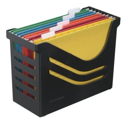 Afbeelding van Jalema 2658026998 Re Solution Hangmapsysteem, Inclusief 5 Hangmappen, A4, Zwart