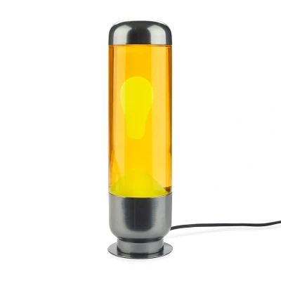 Afbeelding van Capsule Lavalamp Oranje Met Gele Lava van Balvi