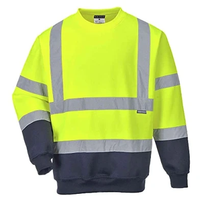 Afbeelding van Tweekleuren Hi Vis Sweatshirt maat 4XL, YeNa