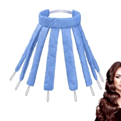 Afbeelding van Heatless Curlers Hoofdband, Nieuwe Krultang Krullers Zonder hitte Octopus Krulspelden Grote Krullen Ribbon Zijden &#039;s Nachts Haar Curler Voor Vrouwen Meisjes