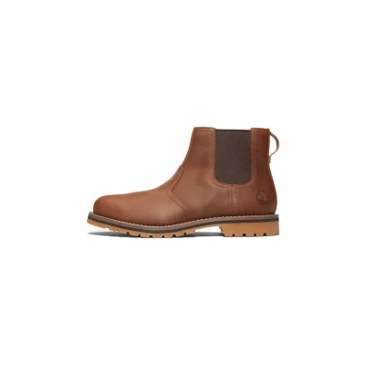 Afbeelding van Timberland Larchmont Chelsea Korte laarzen, Heren, Maat: 43.5, Saddle Leer