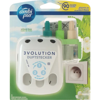 Afbeelding van Ambi Pur Febreze 3Volution Houder &amp; Navulling Ochtend Dauw