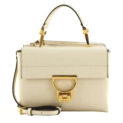 Afbeelding van Coccinelle Arlettis Handtas, Dames, Maat: One Size, Blanco