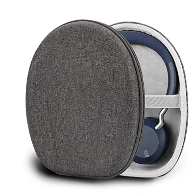 Afbeelding van Geekria Shield Case Compatibel met Jabra Evolve2 75, 65, 55, 50, Elite 45h Case, Vervangende beschermende harde reisdraagtas kabelopslag (donkergrijs)