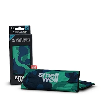 Afbeelding van SmellWell Active XL schoenverfrisser schoenendroger geur en vochtvreter schoenverzorging Camo Green
