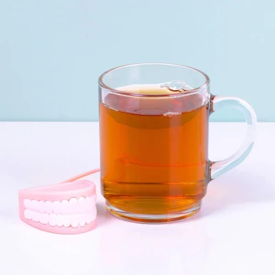 Afbeelding van Balvi Thee Infuser Tanden Tandprothese Silicone