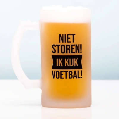 Afbeelding van Niet Storen, Ik Kijk Voetbal Bierpul