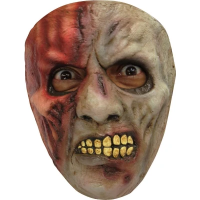 Afbeelding van Partychimp Zombie Eleven Gezichts Masker Halloween voor bij Kostuum Volwassenen Latex One size