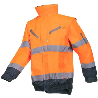 Afbeelding van Werkjas Campbell Fluororanje, Maat 3EL