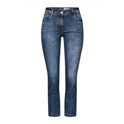 Afbeelding van Street One IM Casual Slim fit jeans, Dames, Maat: 27x26, Blau