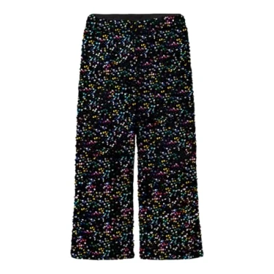 Afbeelding van NAME IT Meisjes Nkfrunica Wide Pant Rt stoffen broek, Zwart/Detail:multi, 110