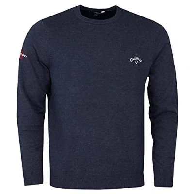 Afbeelding van Callaway Golf Heren Odyssey Signature Golfsweater Marine Heather M