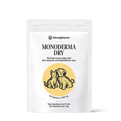 Afbeelding van Sensipharm Monoderma Dry Kleine Huisdieren 90 tabletten