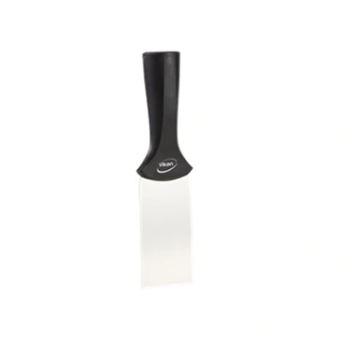 Afbeelding van Vikan Handschrapers en Krabbertjes Hygiene Handschraper met RVS Blad Zwart 50mm Schroefdraad