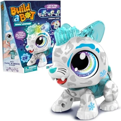 Afbeelding van Goliath Build a Bot Lights Sneeuw Luipaard Interactieve Robot