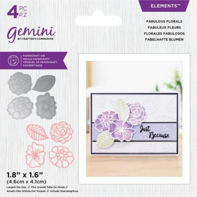 Afbeelding van Gemini Elements snijmal Outline Fabulous Florals