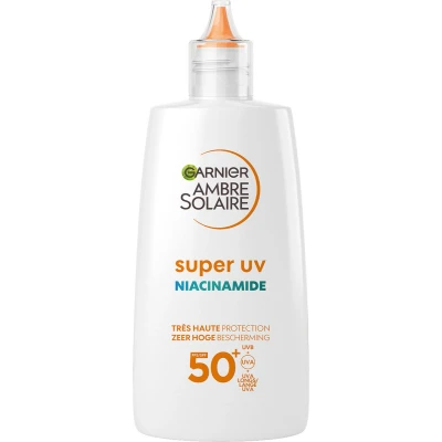 Afbeelding van Garnier Ambre Solaire Super UV Niacinamide Anti Imperfecties Fluid SPF 50+ 40 ml