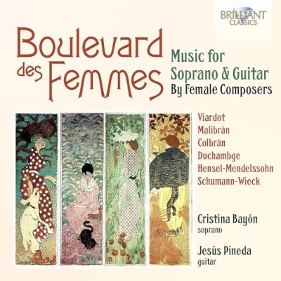 Afbeelding van Cristina Bayón &amp; Jesús Pineda Music For Soprano Guitar By Female Composers (CD)