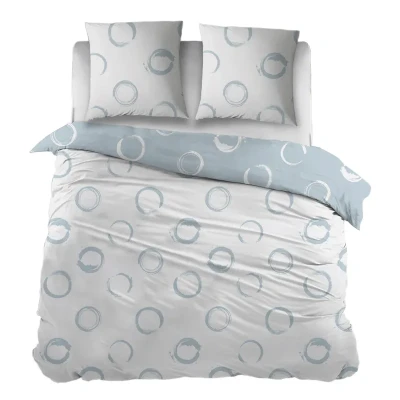 Afbeelding van Snoozing Aniek Dekbedovertrek Eenpersoons 140x200/220 cm Blauw