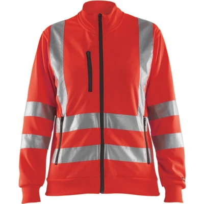 Afbeelding van Blaklader Dames Sweatshirt High Vis 3308 1974 Rood L
