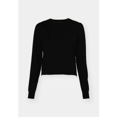 Afbeelding van Vero Moda Vmsilje Vneck Trui, Dames, Maat: XS, Black