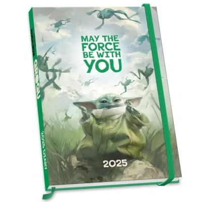 Afbeelding van Star Wars The Mandalorian Grogu A5 Tischkalender 2025: Original Danilo Kalender [Mehrsprachig] [Kalender]