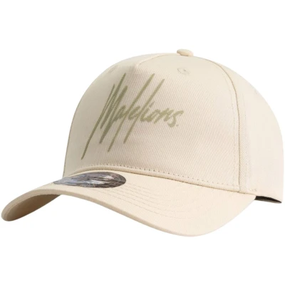 Afbeelding van Malelions Striped Signature Logo Cap Heren