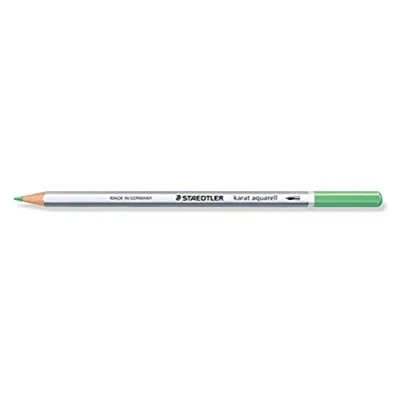 Afbeelding van Staedtler 125 550 karaat aquarel kleurstift, waterschilderbaar, 6 stuks in kartonnen etui, lichtgroen