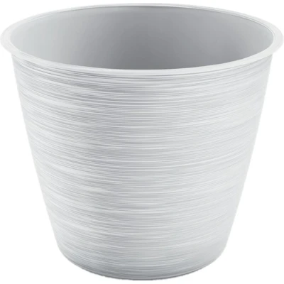Afbeelding van Prosperplast plantenpot/bloempot kunststof wit D24 x H20 cm