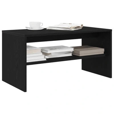 Afbeelding van vidaXL Tv meubel 80x40x40 cm spaanplaat zwart eikenkleurig
