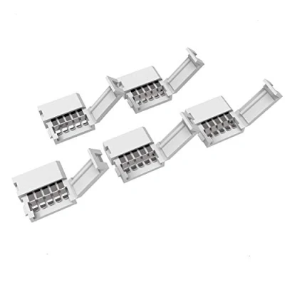 Afbeelding van trooplex 5 pins connector, 12 mm, stuks ledstripconnector, polig, soldeervrij, delig, RGBWW warmwit, koudwit, clipverbinding, lichtstrip verlenging