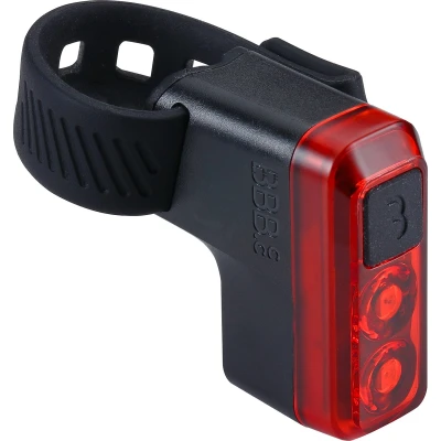 Afbeelding van BBB Cycling Salute Achterlicht Fiets Fietsverlichting USB Oplaadbaar Compact Racefiets 8 Lumen Accu 28 uur Waterdicht BLS 145