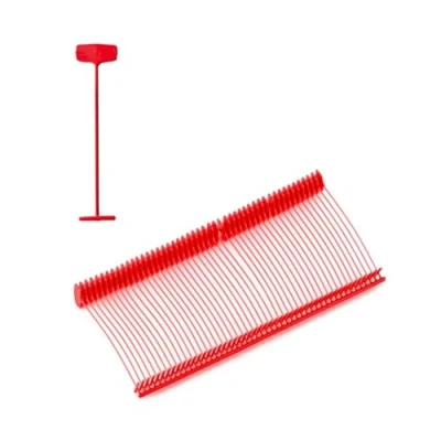 Afbeelding van 1000 nietdraden, 40 mm, rood voor labelpistool, standaard nietapparaat etiketteerapparaat aansluitpistool tagpins [FS40 rood]