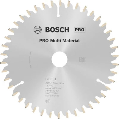 Afbeelding van Bosch Accessoires Cirkelzaagblad Multi Material 150 x 20/16 2,0 mm, 42 1st 2608640501