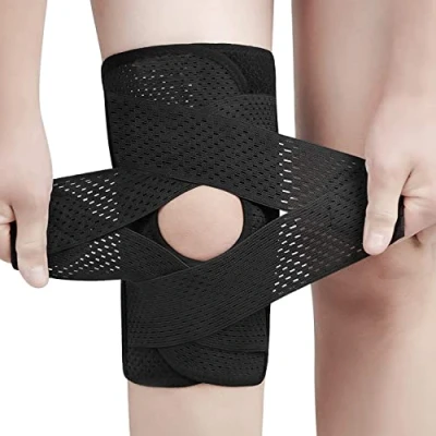 Afbeelding van Anampion Kniesteunbrace Voor Mannen En Vrouwen,Kniesteun,Meniscus Met Patella Gelpads Zijstabilisatoren,Kniesteun Gezwollen Acl, Pees, Liggament Meniscusletsel,Voor Gym,Gewichtheffen