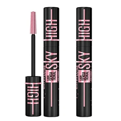 Afbeelding van Maybelline New York Sky High Lash Sensational Volumegevende en Verlengende Mascara Kleur Cosmic Black met Flexibele Borstel voor Lange Gedefinieerde Volle Wimpers 2 Cosmetica