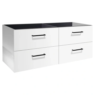 Afbeelding van Differnz Hilde onderkast 120cm hoogglans wit