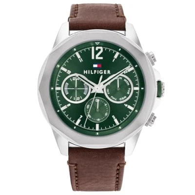 Afbeelding van Tommy Hilfiger heren Horloge TH1792064 in de kleur Zilver